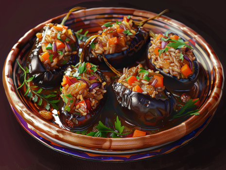 Пълнени чушки с ориз и стафиди